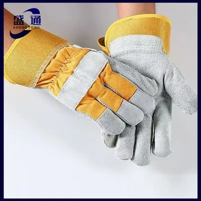 Cow Split Leather Gloves high quality
